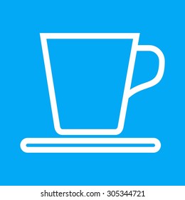 Tea, cup, breakfast icon vector image. Can also be used for eatables, food and drinks. Suitable for use on web apps, mobile apps and print media