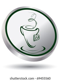 tea cup button