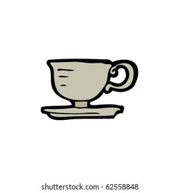 Teebecher-Cartoon
