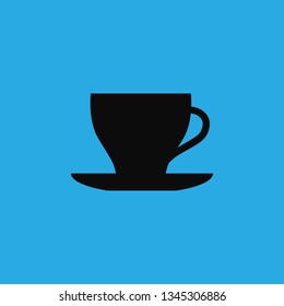 tea cup and coffee icon vector