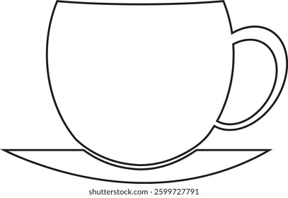 Tea Cup Coffee icon vector