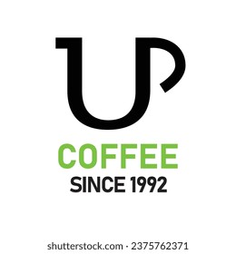 TEA CUP AND UP CRAETIVE LOGO