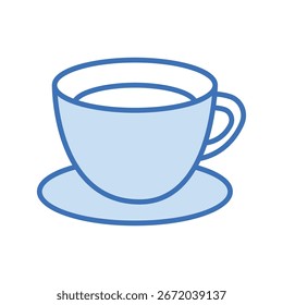 Tee Cup duotone line icon , Vektor, Pixel perfekt, Illustratordatei 