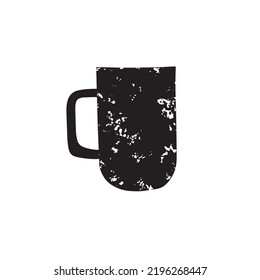 Tea cup hand drawn icon. Vector illustration on white background