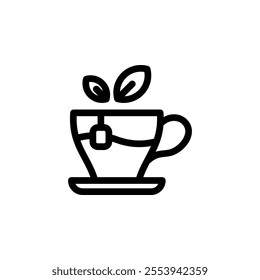 tea cup, hot tea icon