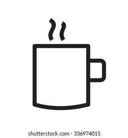 Tea, cup, hot icon vector image. Can also be used for office. Suitable for web apps, mobile apps and print media.