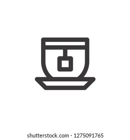 Tea Cup Icon , Breakfast Symbol
