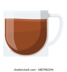 Tea cup icon. Cartoon of tea cup vector icon for web design isolated on white background