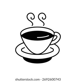 Teetasse Symbol sauber und moderne Vektorgrafik
