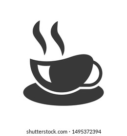 Tea cup icon, Coffee Break Icon. vector template