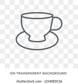 Tea cup icon. Tea cup design concept from  collection. Simple element vector illustration on transparent background.