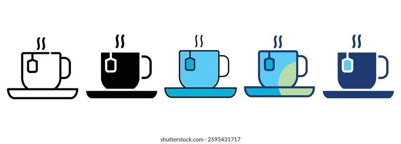 Tea Cup Icon Element For Design