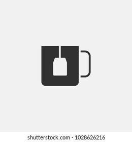 Tea cup icon illustration isolated vector sign symbol