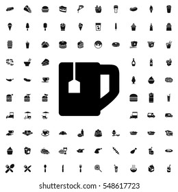 tea cup icon illustration isolated vector sign symbol