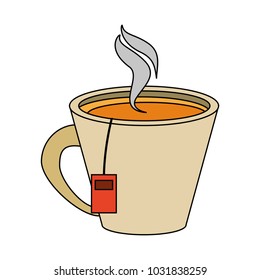 tea in cup icon image 