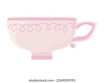 tea cup icon isolated style