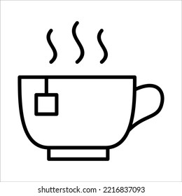 Té, Icono De Tea Cup Diseño Plantilla Vector Signo De Ilustración Y Símbolo