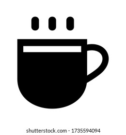 tea cup  icon or logo isolated sign symbol vector illustration - high quality black style vector icons
