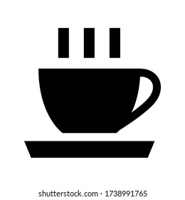 tea cup  icon or logo isolated sign symbol vector illustration - high quality black style vector icons
