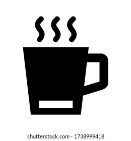 tea cup  icon or logo isolated sign symbol vector illustration - high quality black style vector icons
