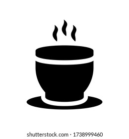 tea cup  icon or logo isolated sign symbol vector illustration - high quality black style vector icons
