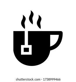 tea cup  icon or logo isolated sign symbol vector illustration - high quality black style vector icons
