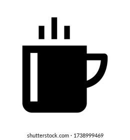 tea cup  icon or logo isolated sign symbol vector illustration - high quality black style vector icons
