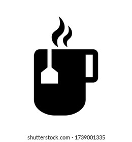 tea cup  icon or logo isolated sign symbol vector illustration - high quality black style vector icons
