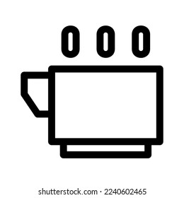 tea cup icon or logo isolated sign symbol vector illustration - high quality black style vector icons
