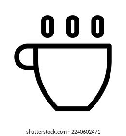 tea cup icon or logo isolated sign symbol vector illustration - high quality black style vector icons
