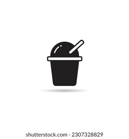 Teebeutel-Symbol auf weißem Hintergrund