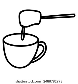 Tea cup icon set, vector icon