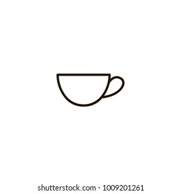 tea cup icon. sign design