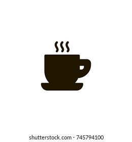 tea cup icon. sign design