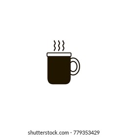 tea cup icon. sign design