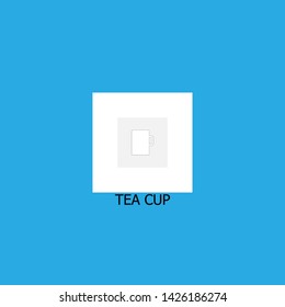 tea cup icon sign signifier vector