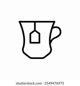 tea cup icon sign vector