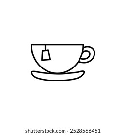 A tea cup icon symbolizing hot beverages or relaxation.