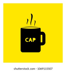 tea cup icon vector