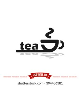  tea cup icon vector