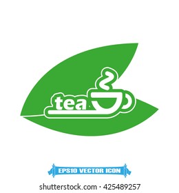 tea cup icon vector