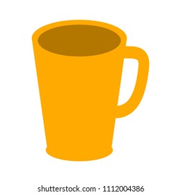 tea cup icon - vector coffee mug illustration