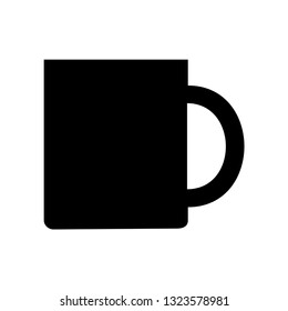 tea cup icon - vector coffee mug illustration
