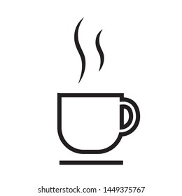tea cup icon vector flat design