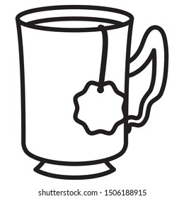 tea cup icon vector illustration