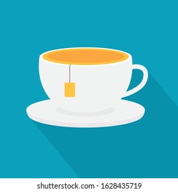 tea cup icon- vector illustration