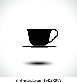Tea cup icon. Vector illustration