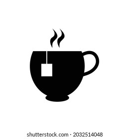 té en la ilustración vectorial de icono de taza.