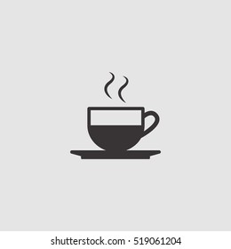 tea cup icon vector illustration, for web and mobile design