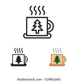 Tea cup icon. Vector illustration.